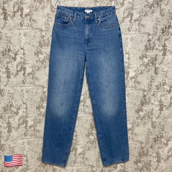 Good American Good 90's Loose Jeans in Indigo054 - Picture 1 of 5